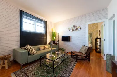 Zona de estar de Apartamentos Vegueta