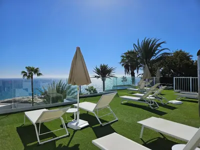 Paisaje cerca de este apartahotel