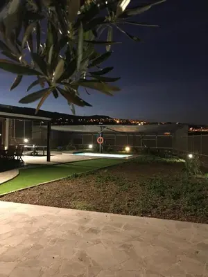 Jardín al aire libre en Casa de Los Alberconcillos