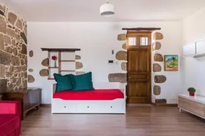 Cama o camas de una habitación en Casa de Los Alberconcillos