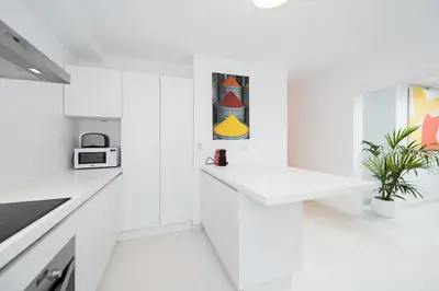 Una cocina o zona de cocina en Villas Pasito Blanco