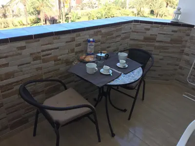 Un balcón o terraza de Apartamento Tobias Agaete Parque Playa del Ingles