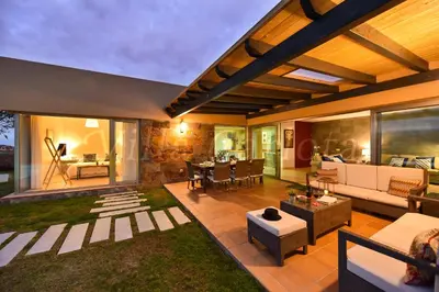 Zona de estar de Casa Carlota Salobre