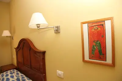Cama o camas de una habitación en HOUSES RENTAL The BEST VIEWS