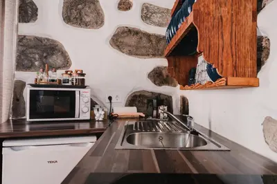 Una cocina o zona de cocina en Rural Suite Santiago de Tunte