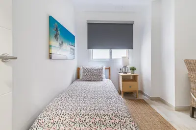 Cama o camas de una habitación en San Juan Fresh Flat