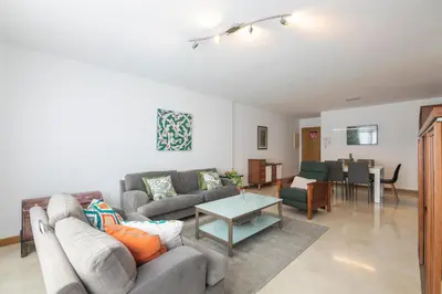Zona de estar de Gran Canaria suite