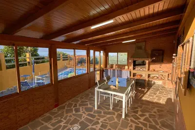 Un balcón o terraza de Casa Mami Yaya