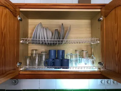 Una cocina o zona de cocina en Two bedroom apartment 2 min from beach