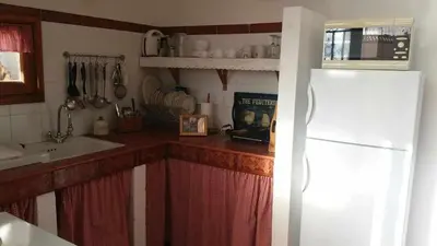Una cocina o zona de cocina en Casa Rural Las Cáscaras Tejeda Gran Canaria