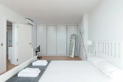 Cama o camas de una habitación en Castle view with wifi by CanariasGetaway