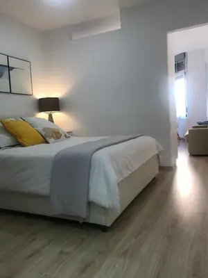 Cama o camas de una habitación en Primera Línea Playa Canteras with Sea View