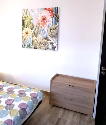 Cama o camas de una habitación en Luxury 2 bedroom APT 2 min from beach