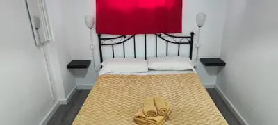 Cama o camas de una habitación en Apartamento Relax Dunas