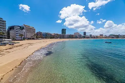 Plano de Las Canteras Beach 2BR 2BA Familiar 5pax