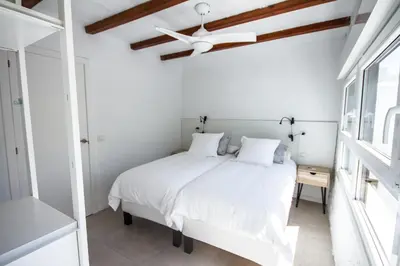 Cama o camas de una habitación en Las Nieves Blue