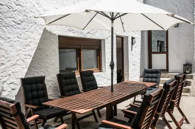 Un patio o zona al aire libre en Las Nieves Blue