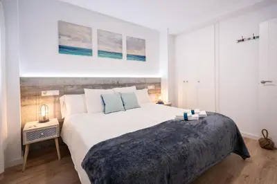 Cama o camas de una habitación en ✪dona Apartment