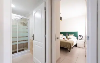 Cama o camas de una habitación en Amarre Palm