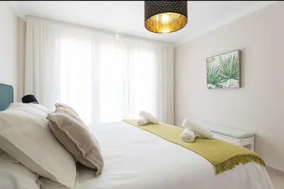 Cama o camas de una habitación en Amarre Palm