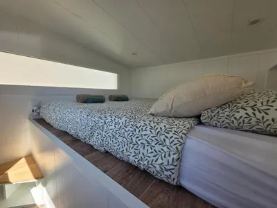 Cama o camas de una habitación en Blue Ocean Camp - Tasartico
