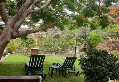 Jardín al aire libre en Peaceful house set on a vineyard & work friendly