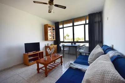 Una televisión o centro de entretenimiento en Gran Canaria Stay Aloe