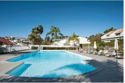 Piscina en o cerca de Chalet adosado en Pasito BM12