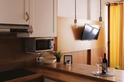 Una cocina o zona de cocina en Island Friendly Holiday Home