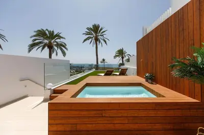Piscina en o cerca de Villa con piscina en Pasito PM34
