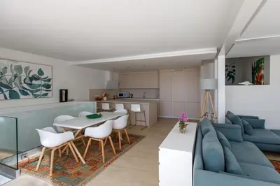 Una cocina o zona de cocina en Villa con piscina en Pasito PM34