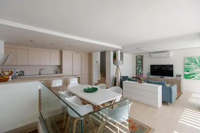 Una cocina o zona de cocina en Villa con piscina en Pasito PM34