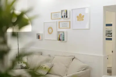 Zona de estar de ACOGEDORA CASITA CERCA DEL MAR