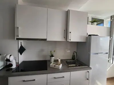 Una cocina o zona de cocina en Puertorico Tobago Happy Paradise