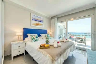 Cama o camas de una habitación en Amarre Beach