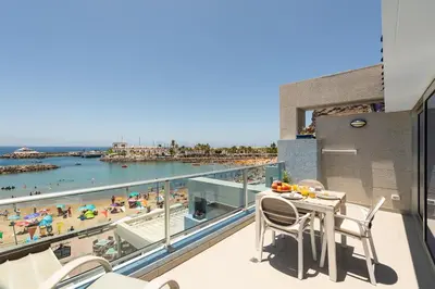 Un balcón o terraza de Amarre Ocean