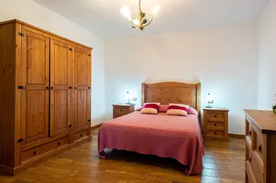 Cama o camas de una habitación en Las Cuevitas del Gamonal