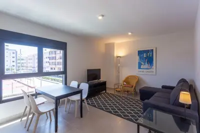 Zona de estar de Apartamento Las Canteras Beachway