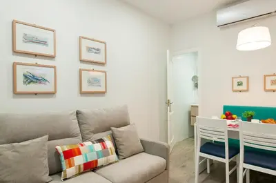 Zona de estar de Hotel Apartamento Bajamar