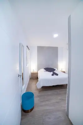 Cama o camas de una habitación en Avenida 40