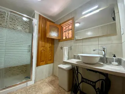 Un baño de Casa Rural Guayadeque Ca'Juani