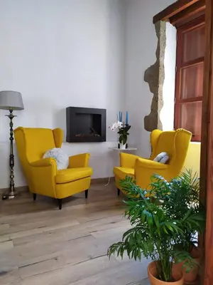 Zona de estar de La Casita de Ainhoa