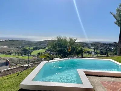 Piscina en o cerca de HomeForGuest SALOBRE GOLF VILLA, POOL, BBQ, WIFI, STUNNING VIEWS