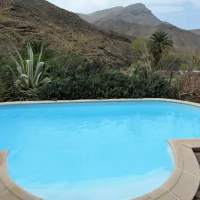 vivelorural Casa en risco de agaete con piscina