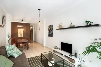 Zona de estar de Spacious apartment in Las Palmas de Gran Canaria - 85 m² with WiFi