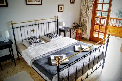Cama o camas de una habitación en La Vista Verde