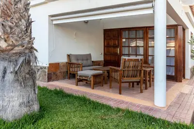Zona de estar de Villa Yaiza