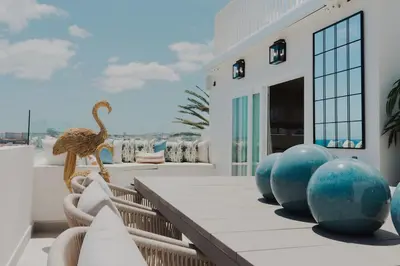 Un balcón o terraza de CASA ESPERANZA *Family Home Over the Sea*