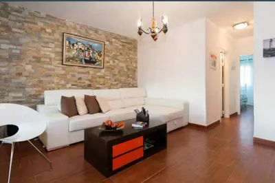 Zona de estar de NORTH CLIFF APARTMENT *The Ocean Beneath your Feet*