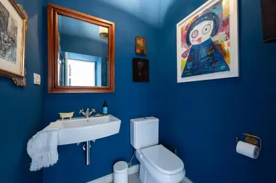 Un baño de Villa Hacienda del Batán